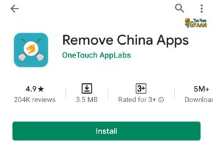 remove china apps